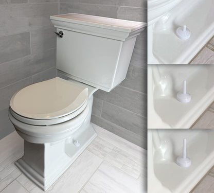 TidyCap Toilet Bolt Caps | Fit All Toilet Bowl Covers